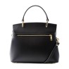 Thita Leather and Suede Handbag Black