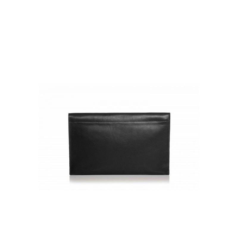 Capote Paula Leather bag black/white/red