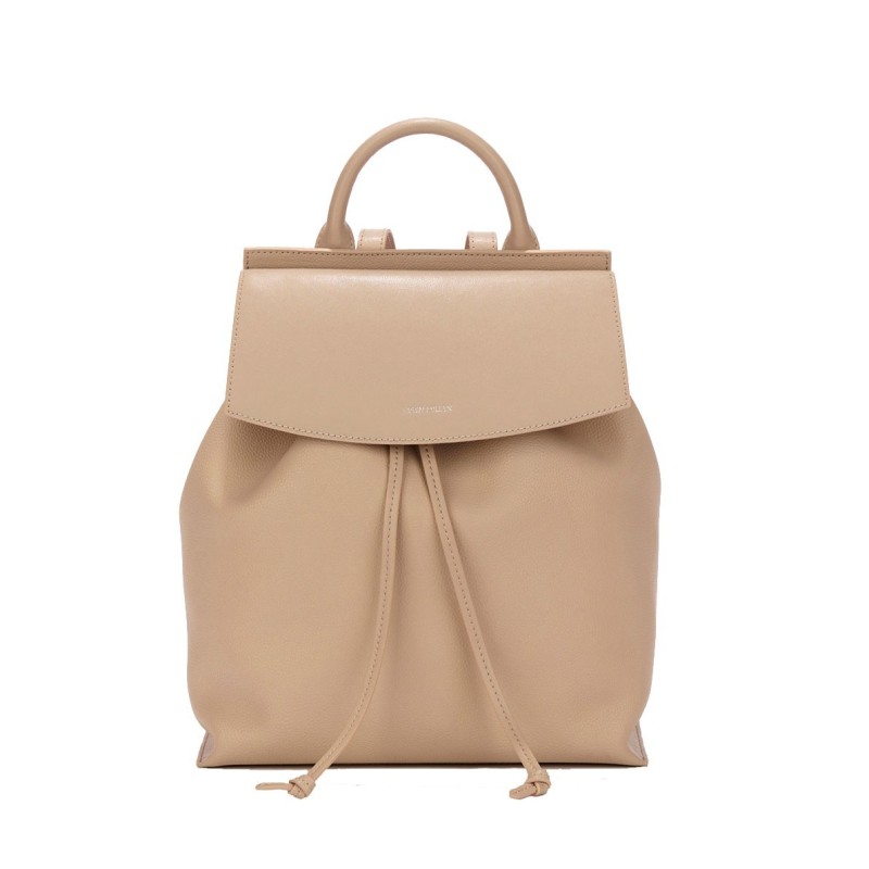 Chelsey Leather Backpack Natural