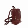 Amelie Leather Backpack bordeaux