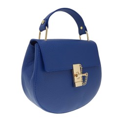 Eleine Leather Shoulder Bag Blue