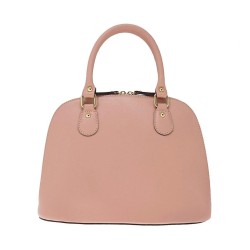 Megan Leather Handbag pink
