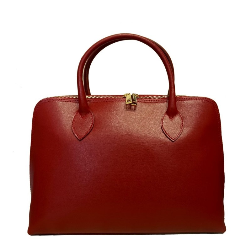 Iliana Leather Handbag Red