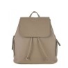 Zelinda Leather Backpack dark beize