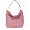 Ludmila Leather Shoulder Bag dusty pink