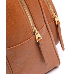 Lea large leather backpack - E1I60140201΅W03